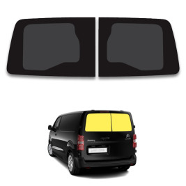 Double rear window for...