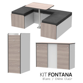 FONTANA Einrichtungsset - Laminat | Universell und herausnehmbar