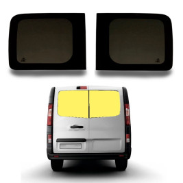 Double rear window with...