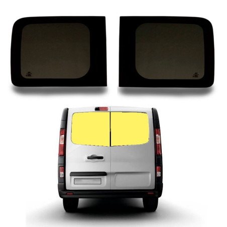 Double rear window with...
