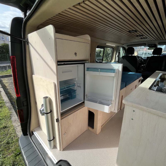 Small cupboard for converted van