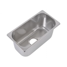 Evier inox Can LA1404 pour camping car et fourgon aménagé