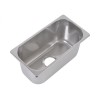 Stainless steel sink for motorhome and converted van