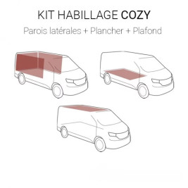 Verkleidungskit Cozy BIG für Ford Custom von 2012 bis 2023