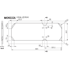 Installation dimensions HSG 2370R