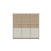 TRIO 6 - Storage cupboard with 6 doors and 3 drawers - LONGBOARD