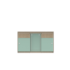 TRIO 4 - Base unit with 2 sliding doors, 1 removable fixed door - LONGBOARD