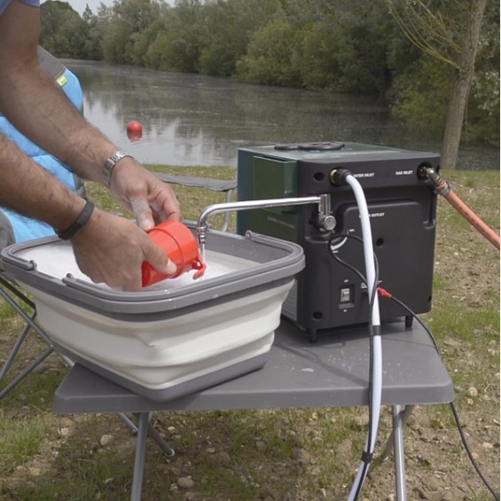 Calentador de agua instantáneo gas camping