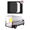Schiebefenster rechte Hecktür mit integriertem Moskitonetz Ducato, Boxer, Jumper ab 2007