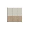 TRIO 6 - Placard de rangement avec 6 portes et 3 tiroirs - LONGBOARD