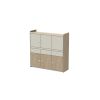 TRIO 6 - Placard de rangement avec 6 portes et 3 tiroirs - LONGBOARD